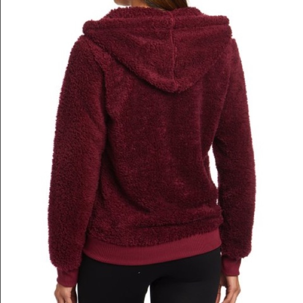 S2 Sportswear Burgundy Sherpa Hoodie